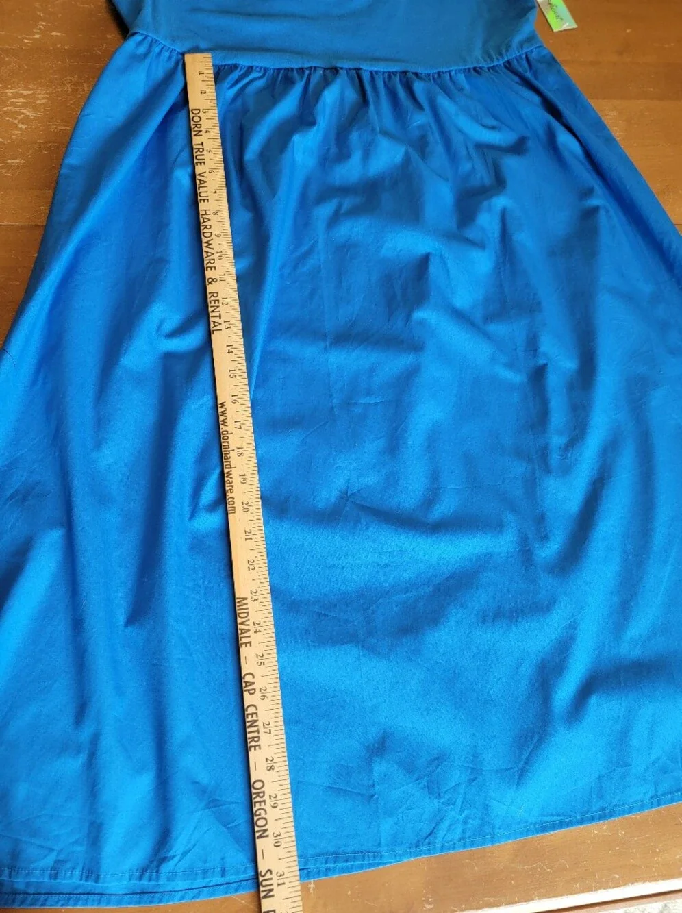 Derek Heart Royal Blue Midi Sleeveless Square Neckline Sundress Sz 2X NWT - Picture 8 of 14